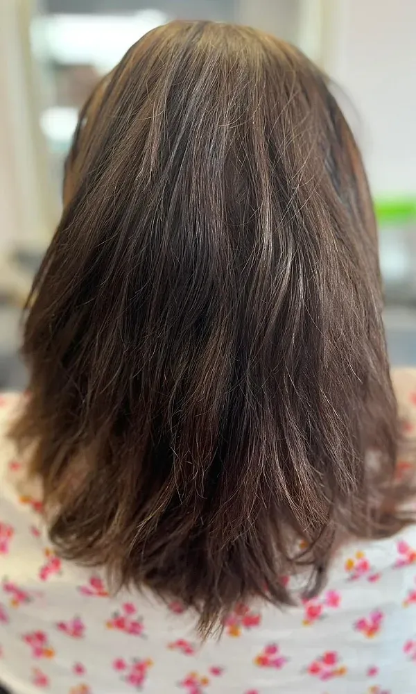 Balayage miel avant