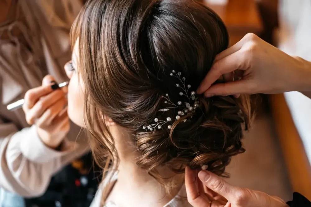 Coiffure mariage chignon